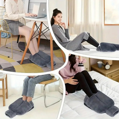 Quality Plush Cover Foot Warmer 2 L Large Super Soft Hot Water Bottle Water-filling Washable Foot Heating Pads